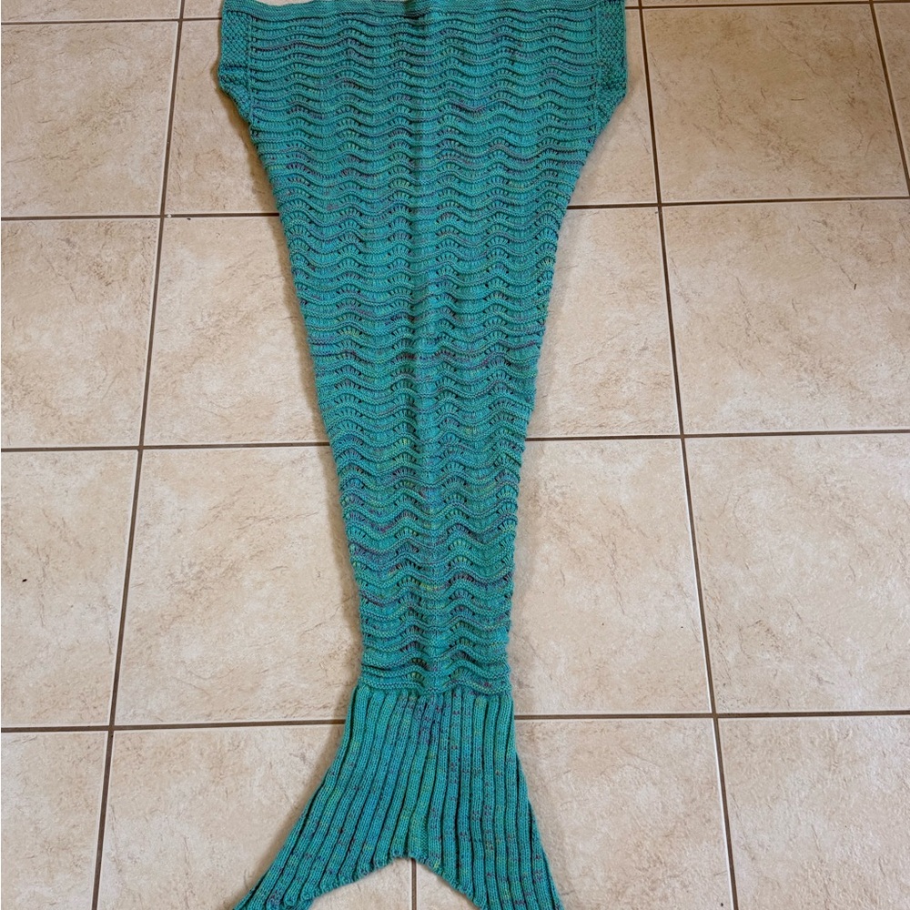 Mermaid Tail Blanket for teens/‎ adult- Green